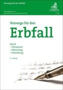 Cover-Bild zum Titel 'Vorsorge für den Erbfall' von ''