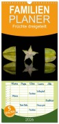 Cover-Bild zum Titel 'Familienplaner 2026 - Früchte dreigeteilt mit 5 Spalten (Wandkalender, 21 x 45 cm) CALVENDO' von 'Beate Goerz'