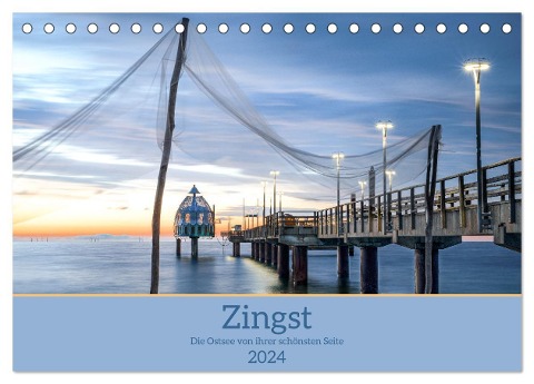 Zingst - die Ostsee von ihrer schönsten Seite (Tischkalender 2024 DIN A5 quer), CALVENDO Monatskalender - Boegau-Fotos Boegau-Fotos
