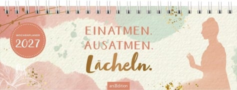 Cover-Bild zum Titel 'Tischkalender Einatmen. Ausatmen. Lächeln. 2027' von ''
