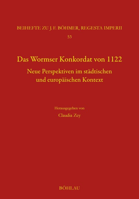 Das Wormser Konkordat von 1122 - 