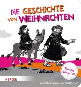 Cover-Bild zum Titel 'Die Geschichte von Weihnachten Kontrastbuch (Pappbilderbuch)' von 'Annette Langen'