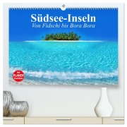 Cover-Bild zum Titel 'Südsee-Inseln. Von Fidschi bis Bora Bora (hochwertiger Premium Wandkalender 2026 DIN A2 quer), Kunstdruck in Hochglanz' von 'Elisabeth Stanzer'