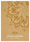 Cover-Bild zum Titel 'Jahresweisheiten (Wandkalender 2026 DIN A2 hoch), CALVENDO Monatskalender' von 'Miomanda Mandy Meißner-Fimpel'