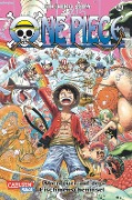 Cover-Bild zum Titel 'One Piece 62. Abenteuer auf der Fischmenscheninsel' von 'Eiichiro Oda'