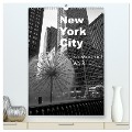 New York City Schwarz auf Weiß (hochwertiger Premium Wandkalender 2025 DIN A2 hoch), Kunstdruck in Hochglanz - Markus Aatz