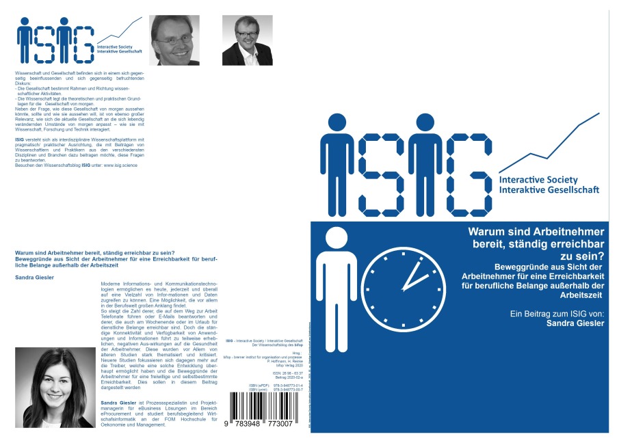 Warum sind Arbeitnehmer bereit, ständig erreichbar zu sein? - Sandra Giesler