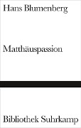 Cover-Bild zum Titel 'Matthäuspassion' von 'Hans Blumenberg'