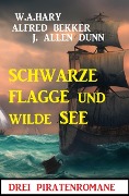 Schwarze Flagge und wilde See: Drei Piratenromane - Alfred Bekker, W. A. Hary, J. Allan Dunn