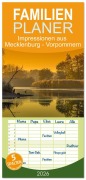 Cover-Bild zum Titel 'Familienplaner 2026 - Impressionen aus Mecklenburg - Vorpommern mit 5 Spalten (Wandkalender, 21 x 45 cm) CALVENDO' von 'Klaus-Herbert Schröter'