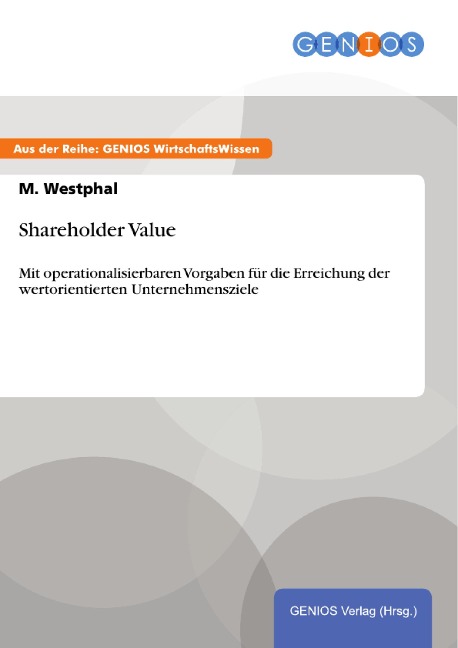 Shareholder Value - M. Westphal