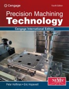 Cover-Bild zum Titel 'Precision Machining Technology, Cengage International Edition' von 'Eric Hopewell, Peter Hoffman'