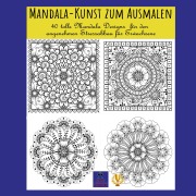Cover-Bild zum Titel 'Mandala-Kunst zum Ausmalen' von 'Kurt Heppke'