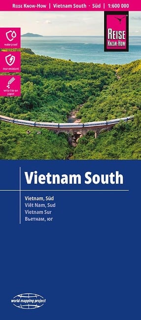 Reise Know-How Landkarte Vietnam Süd (1:600.000) - 