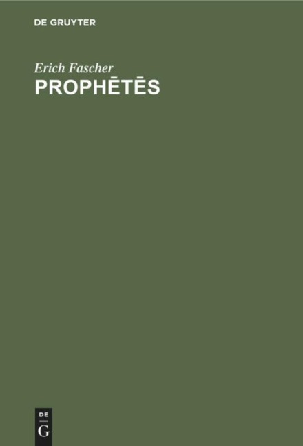 Proph¿t¿s - Erich Fascher