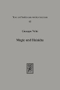 Cover-Bild zum Titel 'Magie und Halakha' von 'Giuseppe Veltri'