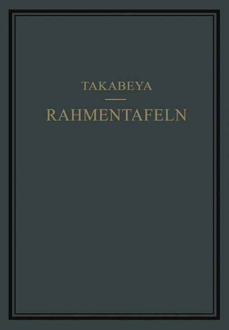 Rahmentafeln - Fukuhei Takabeya
