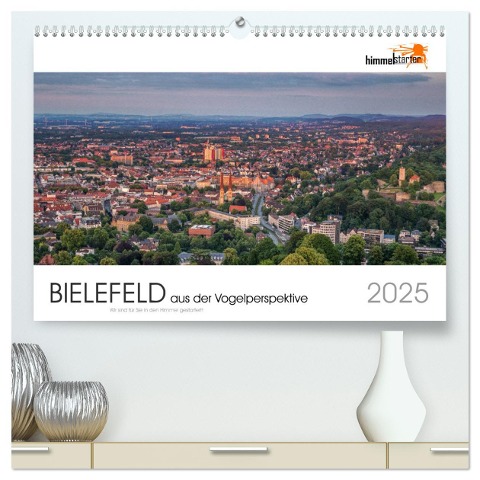 BIELEFELD aus der Vogelperspektive (hochwertiger Premium Wandkalender 2025 DIN A2 quer), Kunstdruck in Hochglanz - Himmelstarter Inh. Sandra Finger