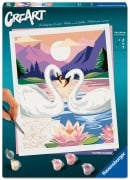 Cover-Bild zum Titel 'CreArt, Malen nach Zahlen Adults Trend - Eleganz der Schwäne' von ''