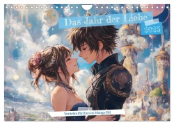 Das Jahr der Liebe: Verliebte Pärchen im Manga-Stil (Wandkalender 2025 DIN A4 quer), CALVENDO Monatskalender - Judith Horvath-Ross