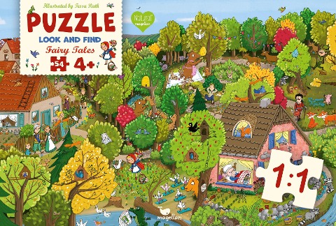Look and Find - Fairy Tales - Red Riding Hood (Puzzle 54 Teile) - 