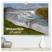 Cover-Bild zum Titel 'Wasserfälle Islands (hochwertiger Premium Wandkalender 2026 DIN A2 quer), Kunstdruck in Hochglanz' von 'Leon Uppena'
