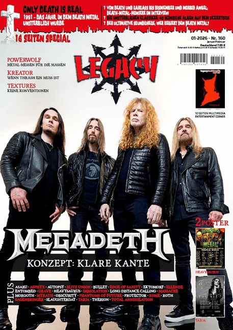 LEGACY MAGAZIN: THE VOICE FROM THE DARKSIDE. Ausgabe #160 (1/2026) - 