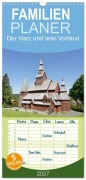 Cover-Bild zum Titel 'Familienplaner 2027 - Der Harz und sein Vorland mit 5 Spalten (Wandkalender, 21 x 45 cm) CALVENDO' von 'Siegfried Kuttig'