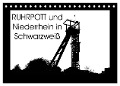Ruhrpott und Niederrhein in Schwarzweiß (Tischkalender 2024 DIN A5 quer), CALVENDO Monatskalender - Christine Daus