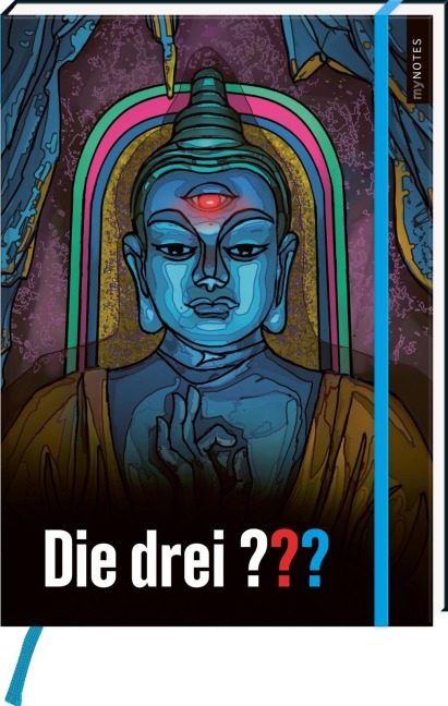 myNOTES Papeterie: Notizbuch A4 Die drei ??? - Feuriges Auge - 