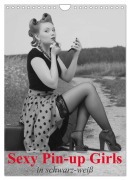Cover-Bild zum Titel 'Sexy Pin-up Girls in schwarz-weiß (Wandkalender 2026 DIN A4 hoch), CALVENDO Monatskalender' von 'Elisabeth Stanzer'