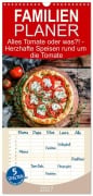 Cover-Bild zum Titel 'Familienplaner 2027 - Alles Tomate oder was?! - Herzhafte Speisen rund um die Tomate mit 5 Spalten (Wandkalender, 21 x 45 cm) CALVENDO' von 'Anja Frost'