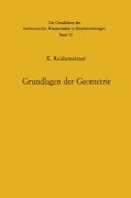 Cover-Bild zum Titel 'Vorlesungen über Grundlagen der Geometrie' von 'Kurt Reidemeister'
