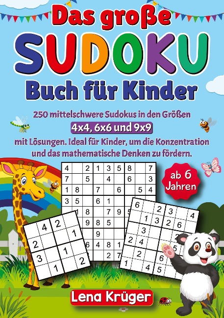 Das große Sudoku Buch für Kinder ab 6 Jahren - Lena Krüger