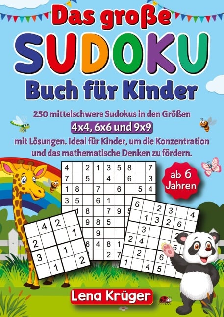 Das große Sudoku Buch für Kinder ab 6 Jahren - Lena Krüger