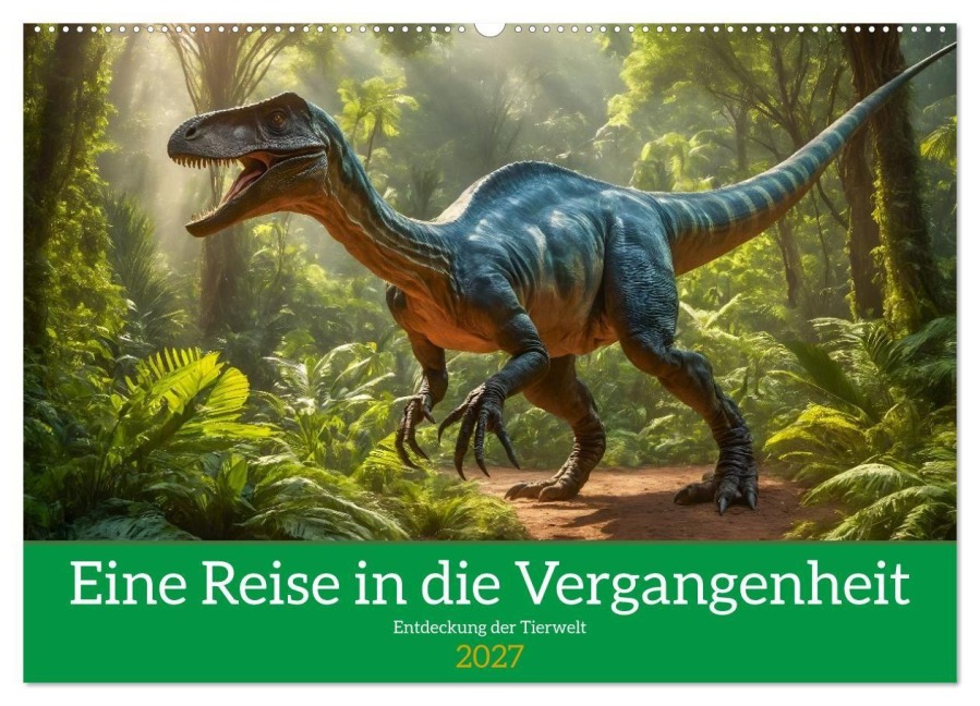 Eine Reise in die Vergangenheit - Entdeckung der Tierwelt (Wandkalender 2027 DIN A2 quer), CALVENDO Monatskalender - Alain Gaymard