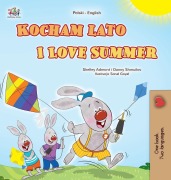 Cover-Bild zum Titel 'I Love Summer (Polish English Bilingual Children's Book)' von 'Shelley Admont, Danny Shmuilov, Kidkiddos Books'