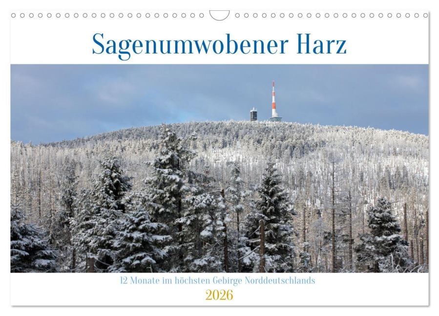 Sagenumwobener Harz (Wandkalender 2026 DIN A3 quer), CALVENDO Monatskalender - Thomas Bugdoll