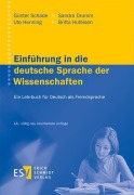 Cover-Bild zum Titel 'Einführung in die deutsche Sprache der Wissenschaften' von 'Günter Schade, Britta Hufeisen, Sandra Drumm, Ute Henning'