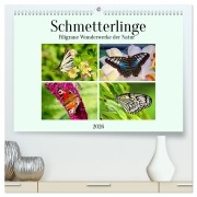 Schmetterlinge - Filigrane Wunderwerke der Natur (hochwertiger Premium Wandkalender 2026 DIN A2 quer), Kunstdruck in Hochglanz - Claudia Kleemann