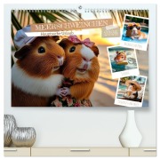 Cover-Bild zum Titel 'Meerschweinchen - Hauptsache Urlaub (hochwertiger Premium Wandkalender 2026 DIN A2 quer), Kunstdruck in Hochglanz' von 'Melanie Viola'