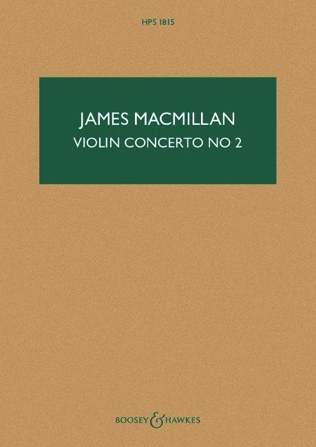 Violin Concerto No 2. Studienpartitur - James Macmillan