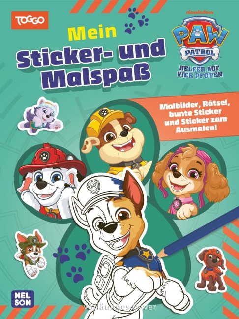 PAW Patrol Mitmachbuch: Mein Sticker- und Malspaß - 