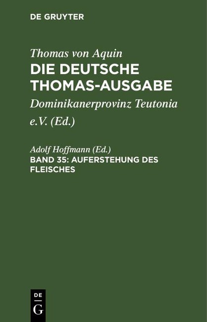 Auferstehung des Fleisches - 