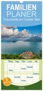 Cover-Bild zum Titel 'Familienplaner 2026 - Traumziele am Comer See mit 5 Spalten (Wandkalender, 21 x 45 cm) CALVENDO' von 'Andreas Völkel'