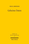 Cover-Bild zum Titel 'Geheime Daten' von 'Nik R. Roeingh'