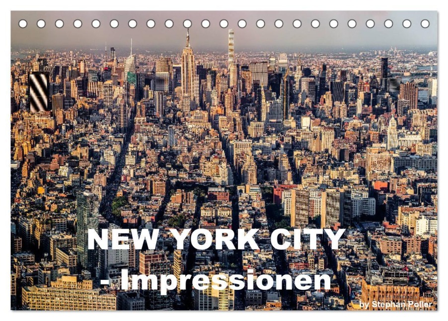 New York City - Impressionen (Tischkalender 2026 DIN A5 quer), CALVENDO Monatskalender - Stephan Poller