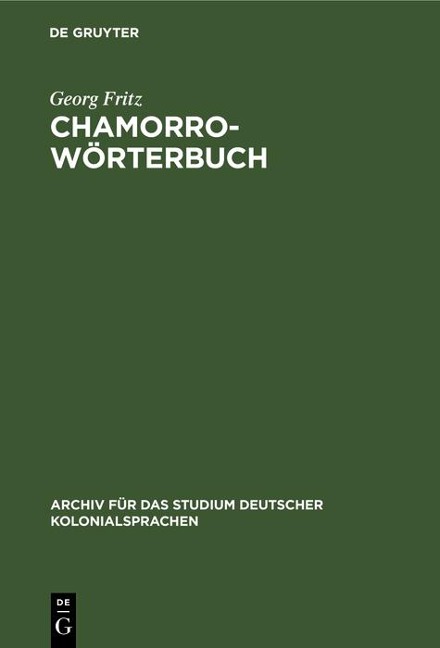 Chamorro-Wörterbuch - Georg Fritz