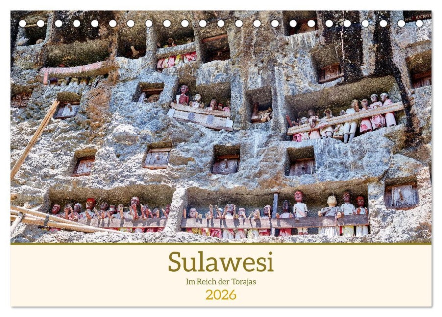 Sulawesi Im Reich der Torajas (Tischkalender 2026 DIN A5 quer), CALVENDO Monatskalender - Thomas Leonhardy