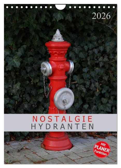 Nostalgie Hydranten (Wandkalender 2026 DIN A4 hoch), CALVENDO Monatskalender - SchnelleWelten SchnelleWelten